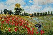 Claude Monet Poppy Field in Argenteuil Germany oil painting artist